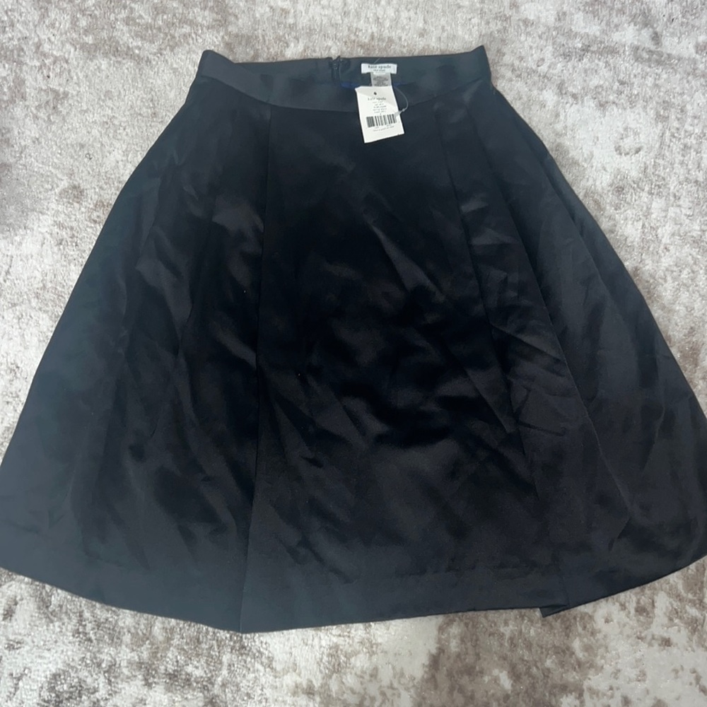 Kate spade esti satin A line skirt